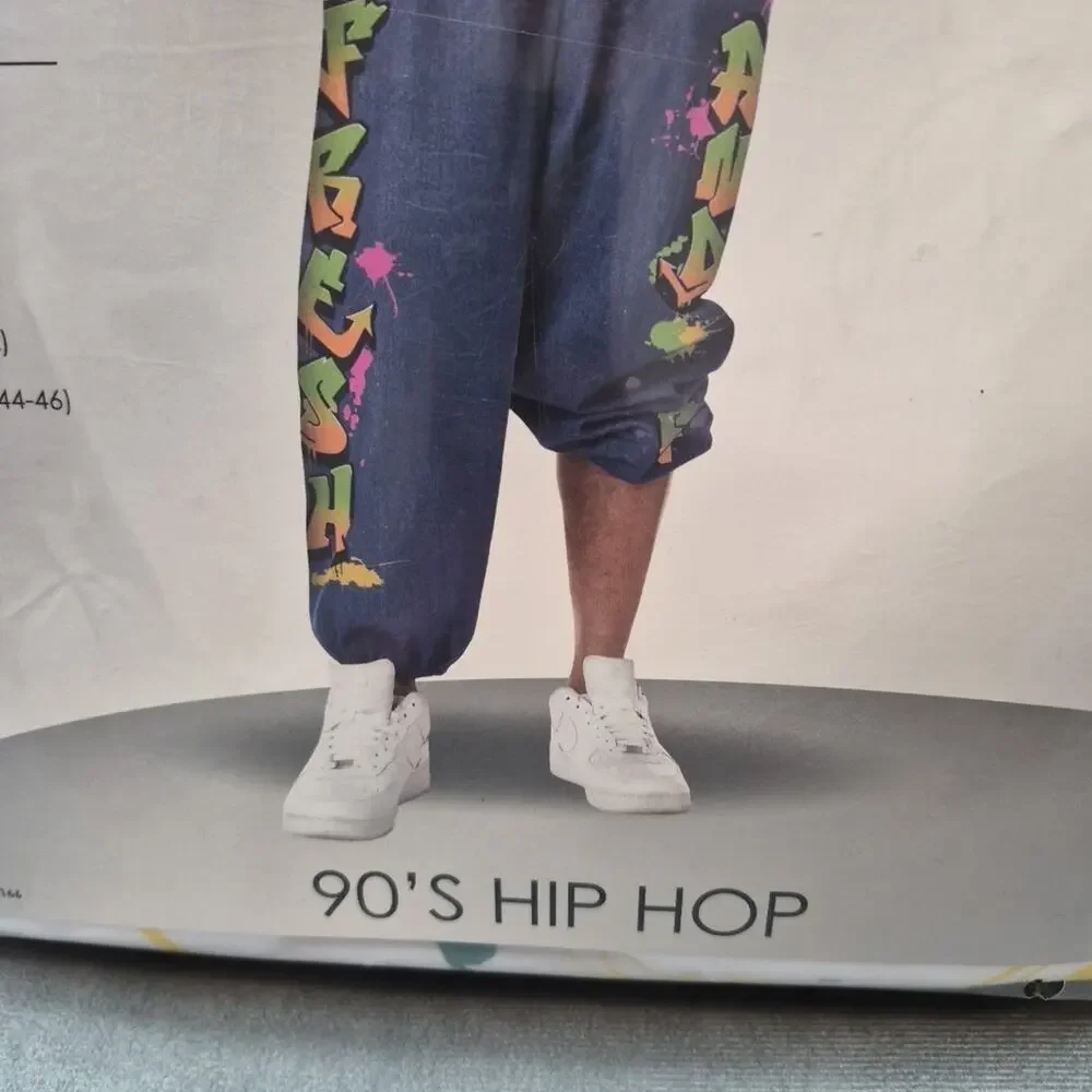 90s Hip Hop Mens Costume Cosplay California Costumes Size Medium 40-42